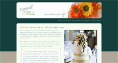 Desktop Screenshot of cakesbychrissie.co.nz
